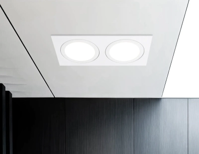 Светильник встраиваемый TN51826/2 WH белый GX53/2 max 15W 215*110*39