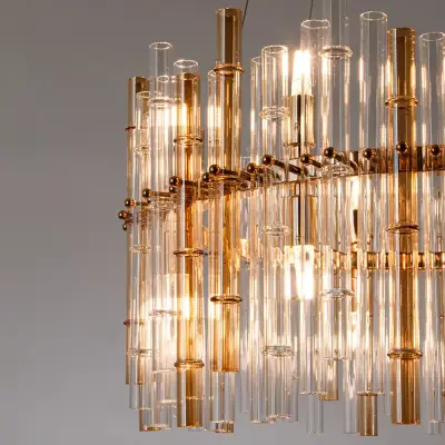 Подвесная люстра Arte Lamp CRYSTALLA A4111LM-16GO, 16хG9