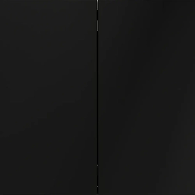 VLS020608 Выключатель с самовозвратом встраиваемый VOLTUM S70 двухклавишный 10А, (черный матовый). (ТМ Maytoni)