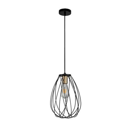 Подвесной светильник Escada 10180/1S E27*60W Black/Brass