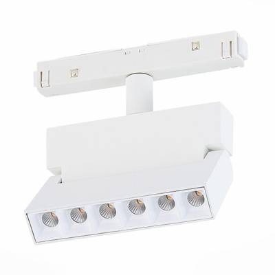 ST362.546.06 Магнитный трековый светильник белый LED 1*6W 4000K 532Lm Ra&gt;80 36° IP20 L120xW22xH134 48V