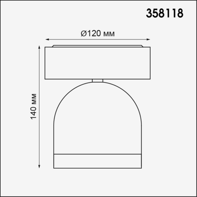 358118 STREET NT19 367 темно-серый Ландшафтный светильник IP65 LED 3000К 10W 100-240V GALEATI
