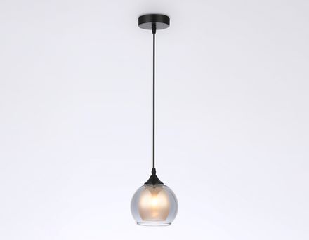 Светильник подвесной TR3539 BK/SM/FR черный/дымчатый/белый матовый E27 max 40W D130*800