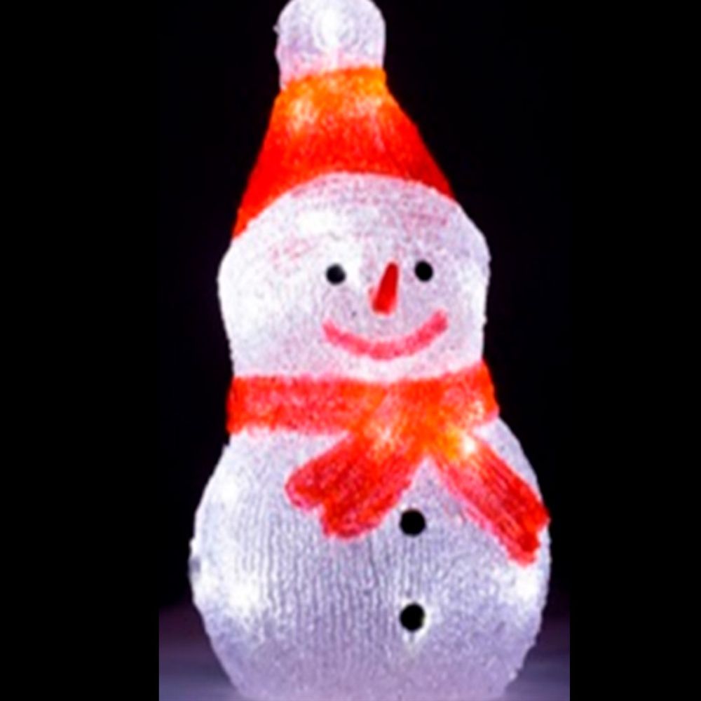 Фигура светодиодная из акрила &quot;Снеговик 20LED&quot;