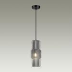 5016/1 MODERN ODL23 481 черный/дымчатый металл/стекло Подвес E14 1*40W PIMPA