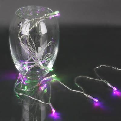 A-216 светодиодная гирлянда длиной 2м 20 LED прозрачный провод, USB