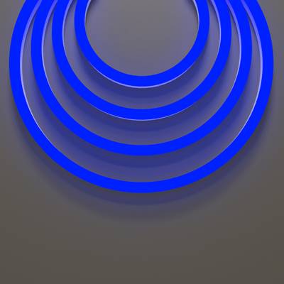 Гибкий неон 25x13 220В 8Вт/м Blue IP65 50м 201235. TM Maytoni