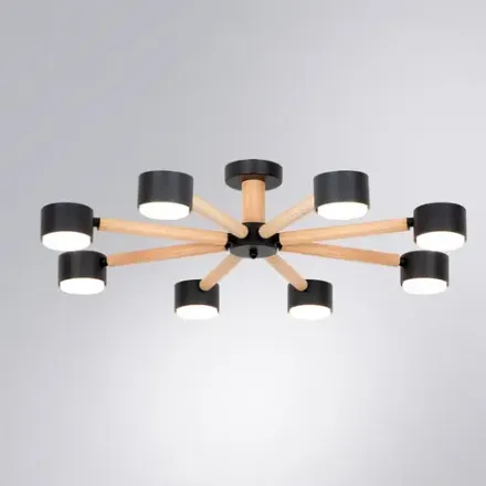 Потолочная люстра Arte Lamp TENDA A1624PL-8BK, 8хGX53
