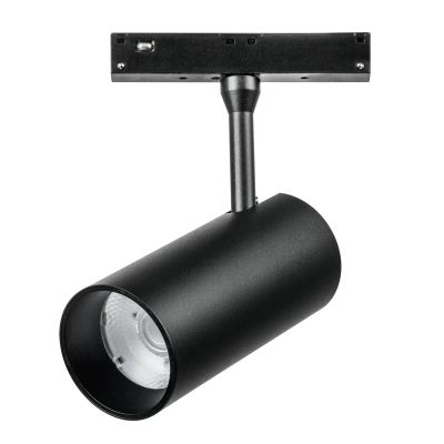 209237 Светильник 48V для 1-фазного трека UNO LED 15W 1200LM 28G ANTIGLARE ЧЕРНЫЙ МАТОВЫЙ 3000K
