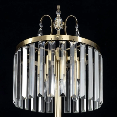 Citilux Инга CL335833 Настольная лампа хрустальная Бронза