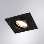 Точечный встраиваемый светильник Arte Lamp TARF A2168PL-1BK, 1хGU10