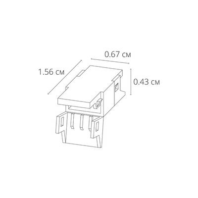 Коннектор токопроводящий Arte Lamp STRIP-ACCESSORIES A32-05-1CCT