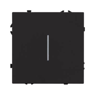 Механизм выключателя одноклавишный проходной LED SWT-NOBE-MKP1-SFPL-L-BK (230V, 10A) (Arlight, -)