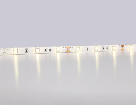 Светодиодная лента GS1901 5050 30Led/ 7.2W m/ 12V IP65 3000K/ 5000*10*2.87mm/ кратность резки 100mm (2 конт.)