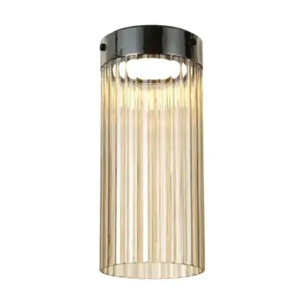 5047/10LC L-VISION ODL24 439 черный/светл.янтарный/металл/стекло Потолочный светильник LED 10W 4000К 1237Лм PILLARI