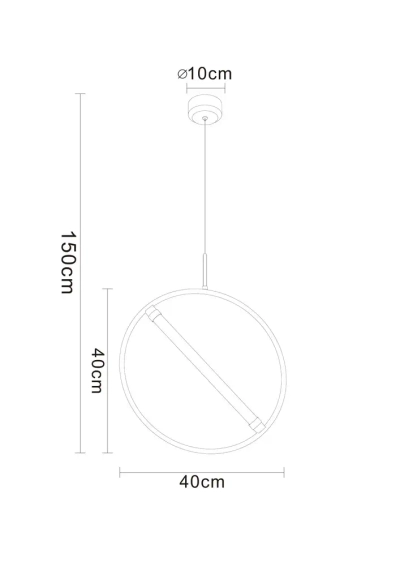Подвесной светильник Arte lamp DOLORES A2565SP-1BK, 1хLED