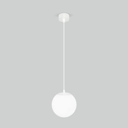 Светильник садово-парковый со стеклянным плафоном Sfera H 35158/U белый