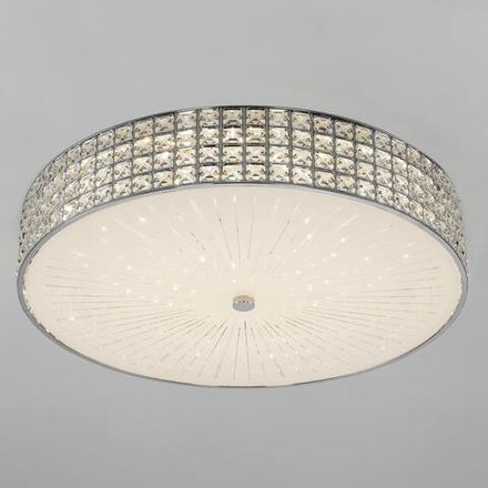 Citilux Портал CL32410G1 LED RGB Люстра хрустальная с пультом Хром