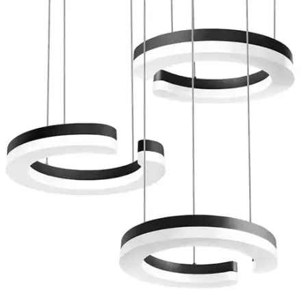763337 Подвес UNITARIO 34.5W LED 3795LM ЧЕРНЫЙ МАТОВЫЙ 3000K Lightstar