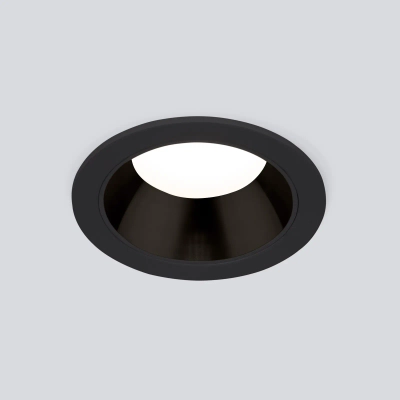 Встраиваемый светодиодный светильник 7W 4200K чёрный 25082/LED