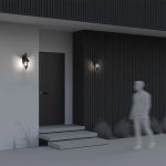 Уличный настенный светильник (бра) Гоири / Goiri E27х1 60Вт IP44, O029WL-01BZ. TM Maytoni