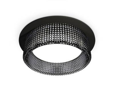 Комплект встраиваемого светильника XC8051031 SBK/BK черный песок/тонированный GX53 (C8051, N8484)