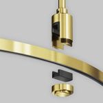 Шинопровод полукруг 650 мм Flarity латунь, TRX154-SR-D650-BS. TM Maytoni