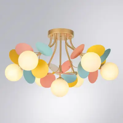 Потолочная люстра Arte Lamp PEACOCK A1369PL-7MD, 7хG9