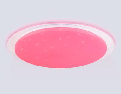 Светильник светодиодный RGB с пультом FZ780 WH белый IP20 60W 3000-6500K+RGB 570*55 (ПДУ ИК)