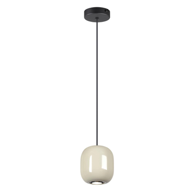 5053/1A PENDANT ODL24 375 черный/цвет слонов.кости//металл Подвес GU10 LED 4W OVALI