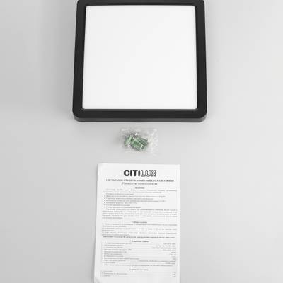 Citilux Бейсик CL738K181V LED Светильник накладной Чёрный