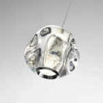5084/5L L-VISION ODL25 561 хром/прозрачный/металл/акрил Подвес LED 5W 4000K 250Лм JEMSTONE