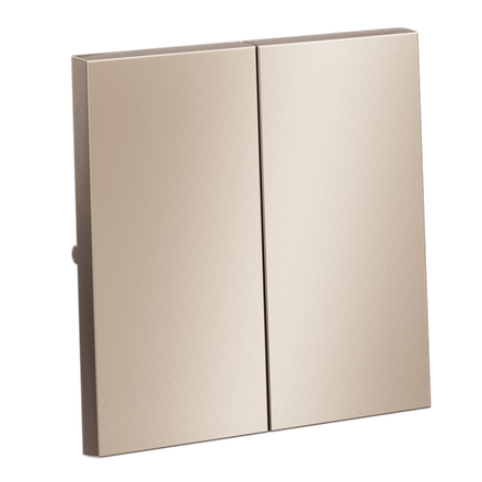 VLSM000310 Клавиши для выключателя/переключателя двухклавишного, S70 Metal (платина). (ТМ Maytoni)