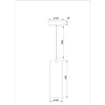 Подвесной светильник Arte Lamp LANTERNA A3606SP-8BK, 1хLED