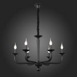 SL1114.403.06 Люстра подвесная ST-Luce Черный E14 6*40W