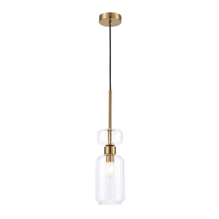 Подвесной светильник Escada 1141/1S E14*60W Antigue copper/Clear