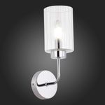 SLE1127-101-01 Бра Хром/Прозрачный E14 1*40W