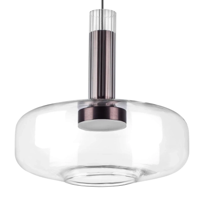 792110 Люстра DISCO 6W LED 300LM 120G БЕЛЫЙ/ПРОЗРАЧНЫЙ 3000K