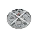 8268/7A NEOCLASSI хром/белый/прозрачный, металл/керамика/стекло Люстра каскадная Е14 7*40W 220V EMILY