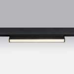 269037 Светильник 48V трековый поворотный UNO LED 13W 980LM 120G ЧЕРНЫЙ 3000K