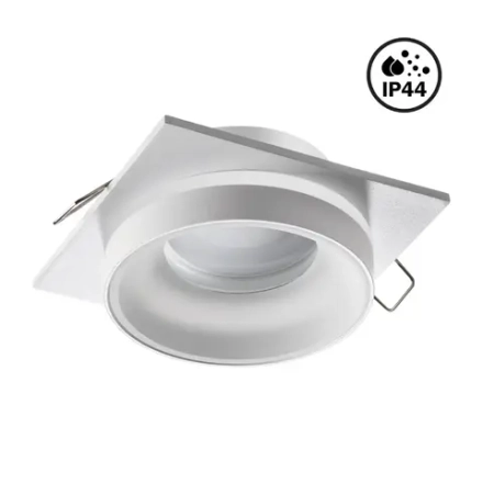370785 SPOT NT21 594 белый Светильник встраиваемый влагозащищенный IP44 GU10 9W 220V WATER