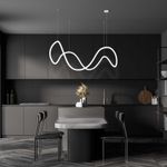 Подвесной светодиодный светильник CCT с пультом управления 90288/1 белый, LED