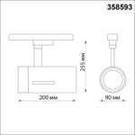 358593 PORT NT21 111 черный Светильник трековый однофазный трехжильный IP20 LED 4000K 30W 175-245V DEP
