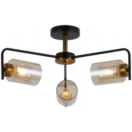 IL8248-3COU-79 BK GD светильник потолочный ILLUMICO, E27х3
