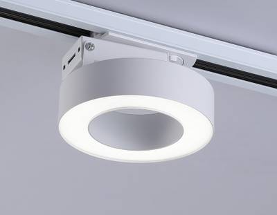 Светильник светодиодный трековый GL6866 WH белый LED 15W 4200K D115*80