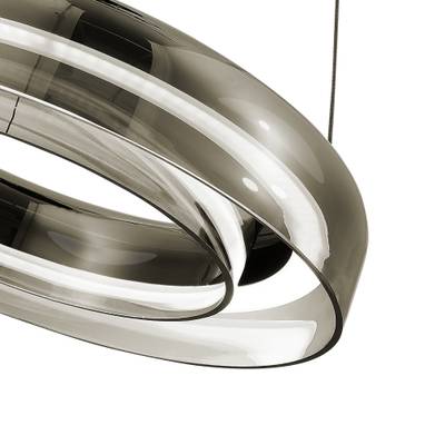 SL6019.323.01 Светильник подвесной ST-Luce Черный/Дымчатый, Белый LED 1*18W 3000K