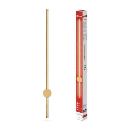 Светильник светодиодный ESTETIKA ART-100B-40GL 20Вт 4000К 1400лм 230В 1000х60х98 зол. IN HOME 4690612057828