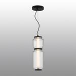 5409/20L HIGHTECH ODL_EX24 37 черный/прозрачный/металл/стекло/акрил Подвес LED 20W 3000K 1480Лм JAM