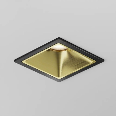 Декоративная рамка-отражатель для светильников серии Альфа / Alfa LED латунь, Ring8-10W-SQ-BS. TM Maytoni