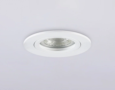 Светильник встраиваемый TN102450 WH белый GU5.3 D85*28